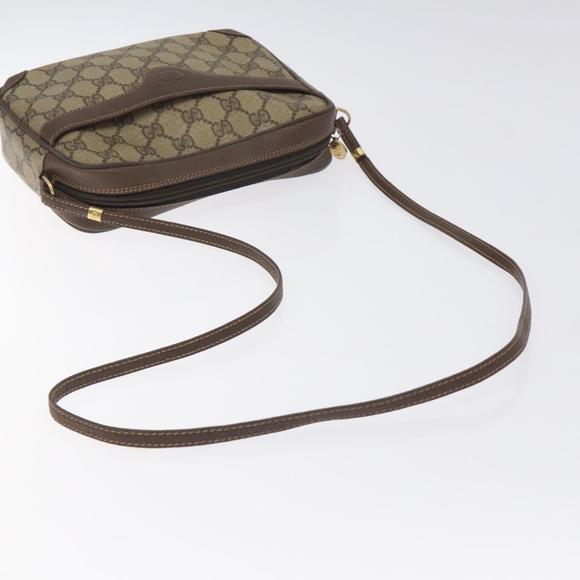 GUCCI GG Supreme Shoulder Bag PVC Beige Gold Auth BA2835 - Picture 7 of 16